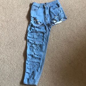 L.L. Bean WOMEN VINATGE JEANS CUSTOMIZED